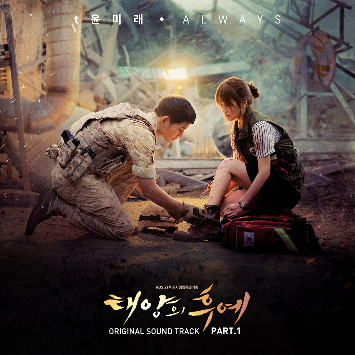 太陽の末裔 태양의 후예 OST Vol.1 & Vol.2 CD 20021977.jpg