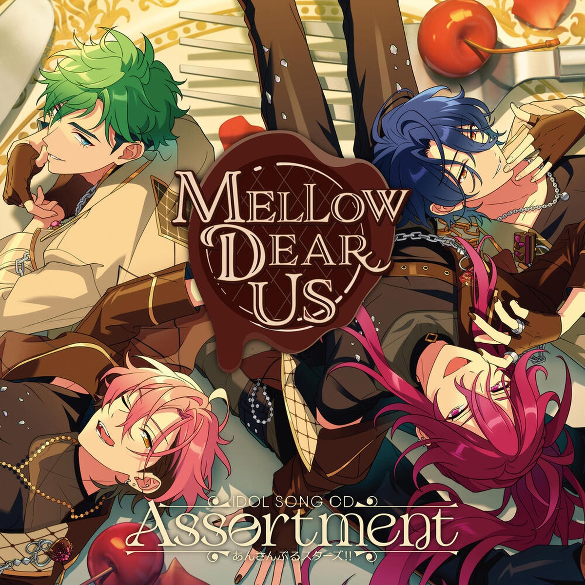MELLOW DEAR US Idol Badge Set 4種セット×4 ENSEMBLE STARS!! IDOL SONG CD