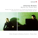 Brahms, J.: Piano Duo Work - Sonata In F Minor / Variations On A Theme By Haydn / Variations On A Theme By Schumann (Chipak, Kushnir) 앨범 대표이미지