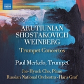 Trumpet Concertos (Shostakovich / Weinberg / Arutiunian) (트럼펫 협주곡 - 쇼스타코비치, 바인베르크, 아루티우니안) 앨범 대표이미지