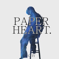 종이심장과 거품당신 사진