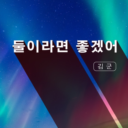 둘이라면 좋겠어/김군 - 벅스 둘이라면 좋겠어 / 김군