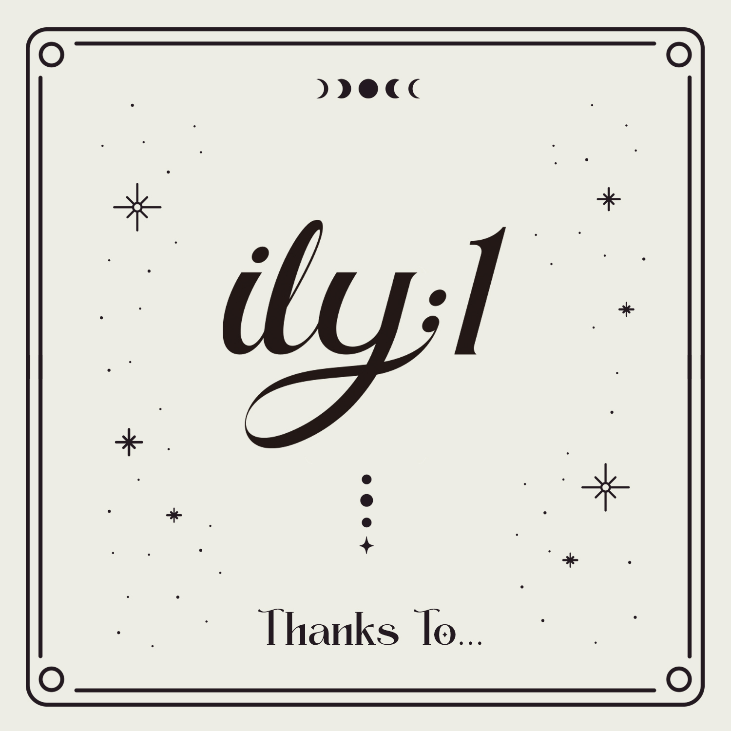 [影音] ILY:1 - Thanks to...
